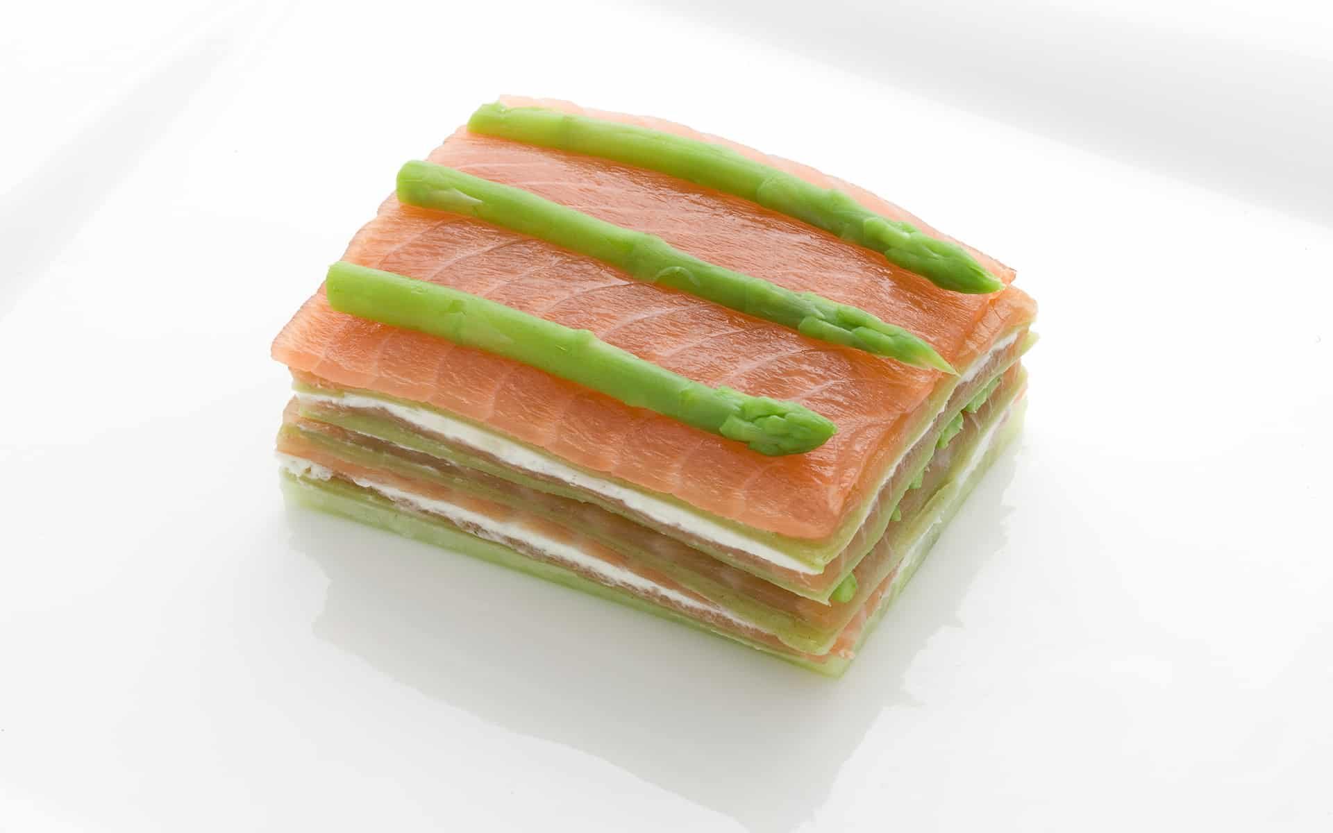 Millefoglie salmone